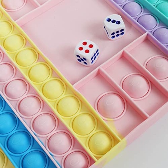 Big Pop Fidget Silicone Bubble Pusher Squeeze Sensory Toy Anxiety Stress Relief - Picture 2 of 6